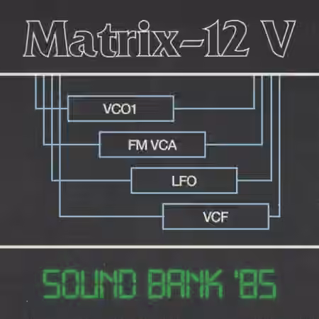 Polydata Arturia Matrix-12 V Sound Bank '85 [Synth Presets] - Sample Pack Artwork