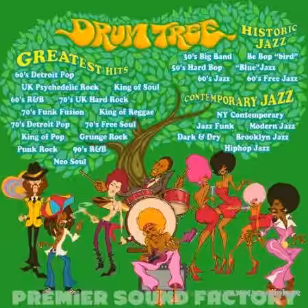 Premier Sound Factory Drum Tree [KONTAKT] - Sample Pack Artwork