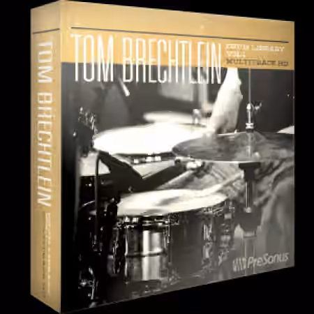 PreSonus Tom Brechtlein Drums Vol.01 HD Multitrack SOUNDSET [Synth Presets] - Sample Pack Artwork