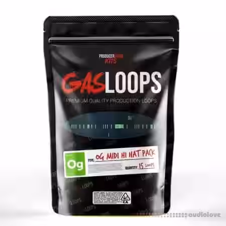Producer Grind The OG MIDI Hi-Hat Pattern Pack by GasLoops [MiDi] - Sample Pack Artwork
