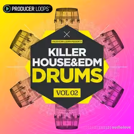 Producer Loops Killer House and EDM Drums Vol.2 [MULTiFORMAT] - Sample Pack Artwork