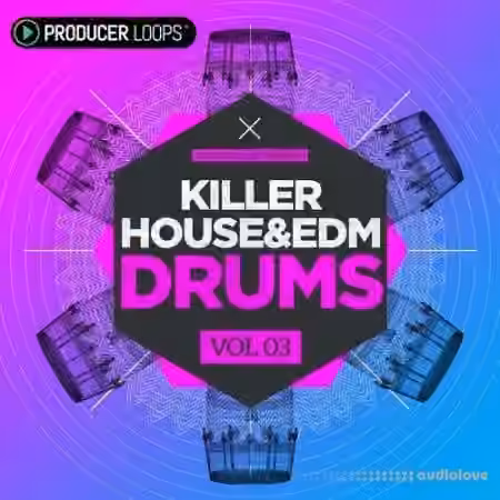 Producer Loops Killer House and EDM Drums Vol.3 [WAV] - Sample Pack Artwork
