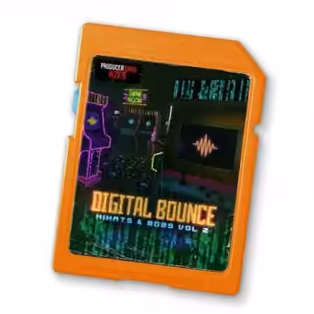 ProducerGrind Digital Bounce Hihats & 808S Vol.2 [MiDi] - Sample Pack Artwork