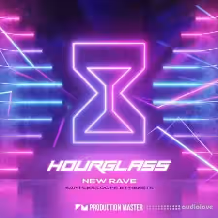 Production Master Hourglass: New Rave [WAV, MiDi, Synth Presets] - Sample Pack Artwork