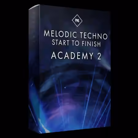Production Music Live Complete Melodic Techno Start to Finish Academy Vol.2 [WAV, MiDi, Synth Presets, DAW Templates, TUTORiAL] - Sample Pack Artwork