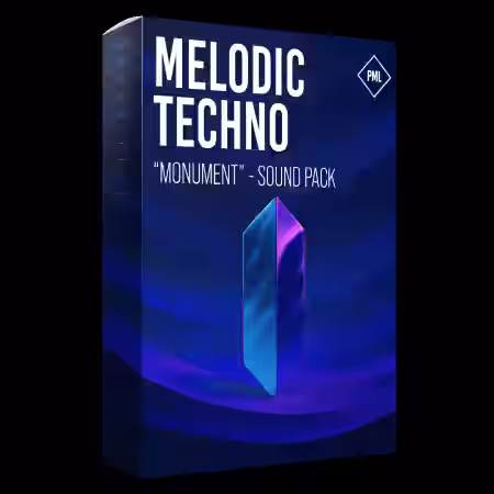Production Music Live Melodic Techno Sound Pack Monument [WAV, MiDi, Synth Presets, DAW Templates] - Sample Pack Artwork