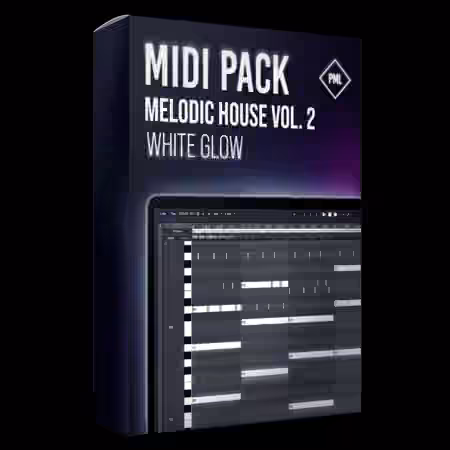 Production Music Live MIDI Pack Melodic House Vol.2 White Glow [MiDi] - Sample Pack Artwork