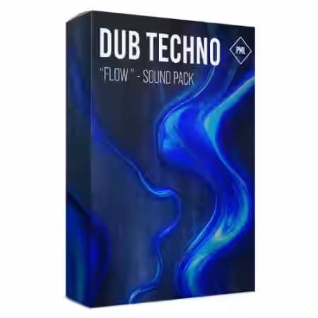 Production Music Live PML Dub Techno Sound Pack Flow Files [WAV, Synth Presets, DAW Templates] - Sample Pack Artwork