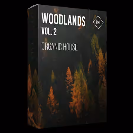 Production Music Live Woodlands Vol.2 Organic House Sample Pack [WAV, MiDi] - Sample Pack Artwork