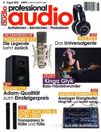 Professional Audio Juli 2018 - Sample Pack Artwork
