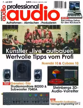Professional Audio Juli 2019 - Sample Pack Artwork