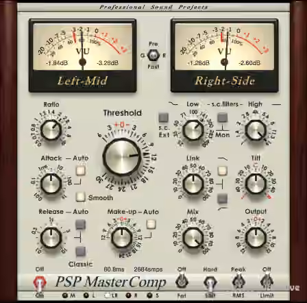 PSPaudioware MasterComp v1.9.0 / v1.8.0 [WiN, MacOSX] - Sample Pack Artwork