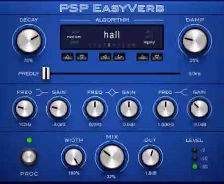 PSPaudioware PSP EasyVerb v2.0.1 [WiN] - Sample Pack Artwork