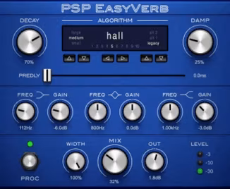 PSPaudioware PSP EasyVerb v2.0.0 [MacOSX]