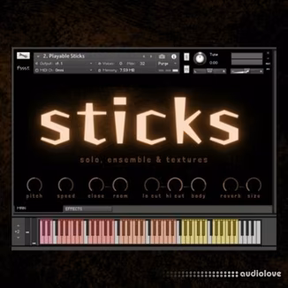Pssst Instruments Sticks: Solo Ensemble and Textures [KONTAKT]