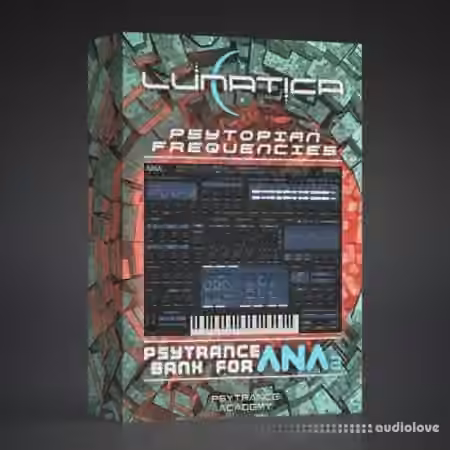 Psytrance Academy LUNATICA Psytopian Frequencies [Synth Presets] - Sample Pack Artwork