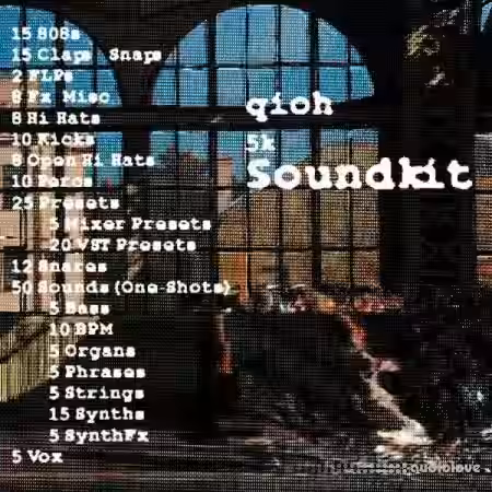 qioh #5k sound kit [WAV, Synth Presets, DAW Templates] - Sample Pack Artwork