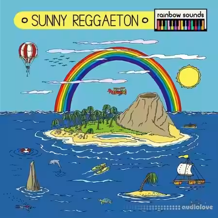 Rainbow Sounds Sunny Reggaeton [WAV] - Sample Pack Artwork
