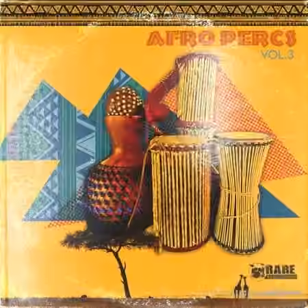 RARE Percussion Afro Percs vol.3 [WAV] - Sample Pack Artwork
