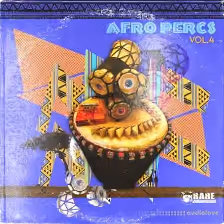 RARE Percussion Afro Percs vol.4 [WAV] - Sample Pack Artwork