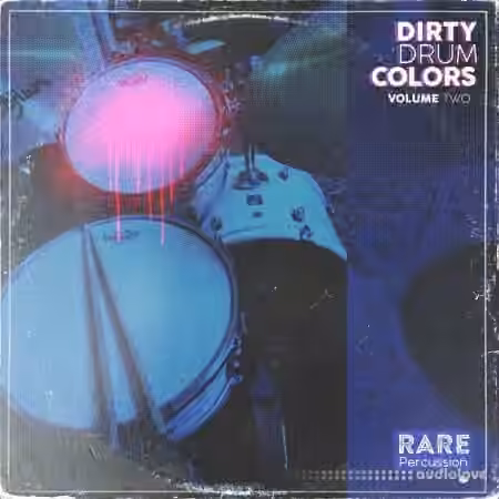 RARE Percussion Dirty Drum Colors Vol. 2 [WAV] - Sample Pack Artwork