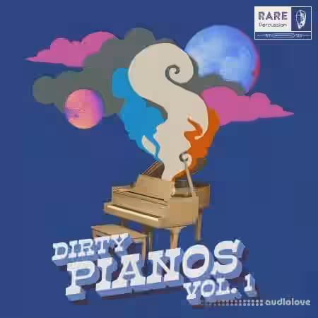 RARE Percussion Dirty Pianos Vol.1 [WAV] - Sample Pack Artwork