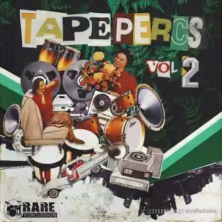 RARE Percussion Tape Percs Vol.2 [WAV] - Sample Pack Artwork