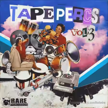 RARE Percussion Tape Percs Vol.3 [WAV] - Sample Pack Artwork