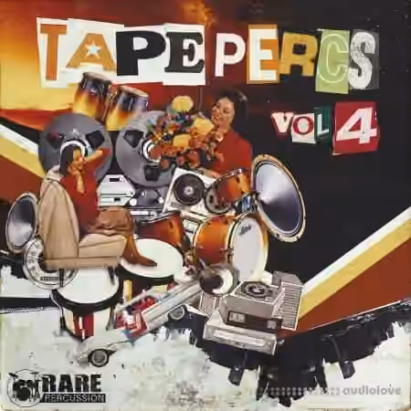 RARE Percussion Tape Percs vol.4 [WAV] - Sample Pack Artwork