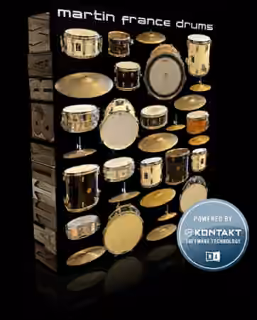 Rattly and Raw Martin France Drums [KONTAKT] - Sample Pack Artwork