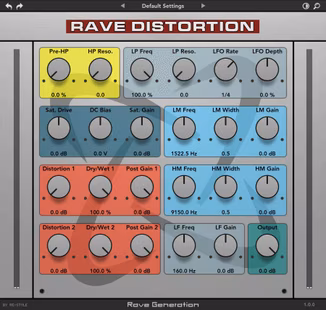 Rave Generation Rave Distortion v1.0.0 [WiN, MacOSX]