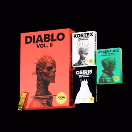 Raveyard Sounds Diablo Vol.2 Hard Techno Essentials Bundle [WAV, MiDi, Synth Presets] - Sample Pack Artwork