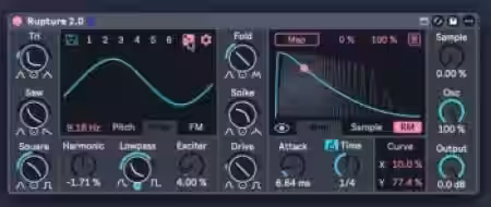 RawtonForge Rupture v1.0 [Max for Live] - Sample Pack Artwork