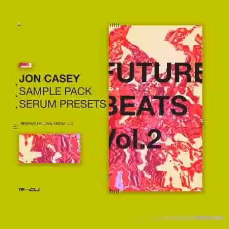 Renraku Jon Casey Future Beats Vol.2 [WAV, Synth Presets] - Sample Pack Artwork