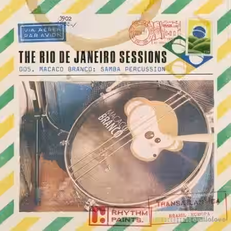Rhythm Paints Macaco Branco Samba Percussion [WAV] - Sample Pack Artwork