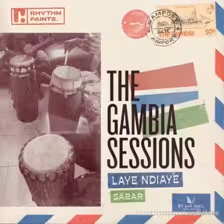 Rhythm Paints Sabar Drum Language: Laye Ndiaye [WAV] - Sample Pack Artwork