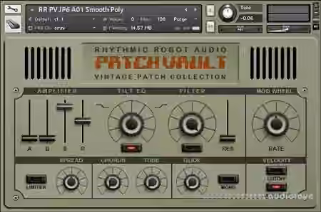 Rhythmic Robot Audio PatchVault Jupi6 Factory Set [KONTAKT] - Sample Pack Artwork