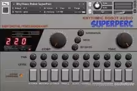 Rhythmic Robot Audio Superperc [KONTAKT] - Sample Pack Artwork