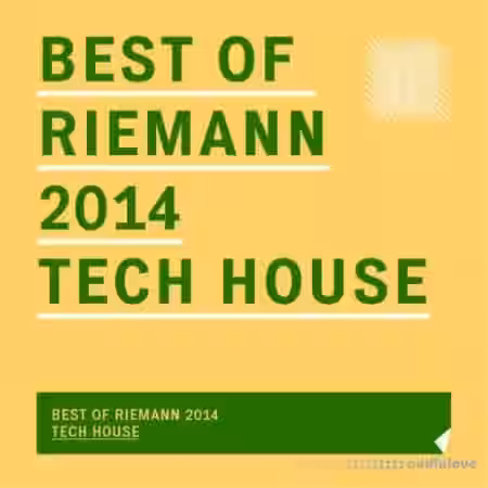 Riemann Kollektion Best of 2014 Tech House [WAV] - Sample Pack Artwork