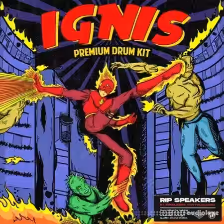Rip Speakers Ignis Hard Trap Hip Hop Drum Kit [WAV] - Sample Pack Artwork