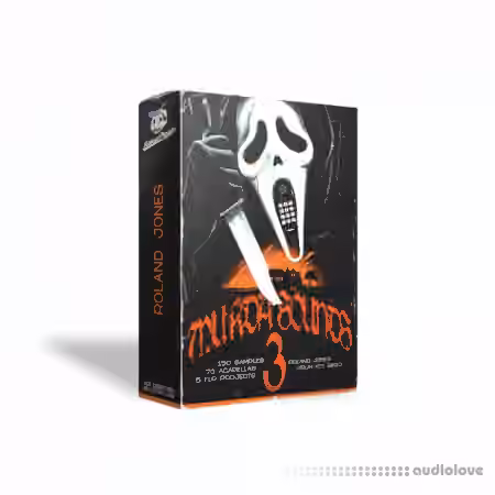 Roland Jones Murda Sounds Pack Vol.3 [WAV, DAW Templates] - Sample Pack Artwork