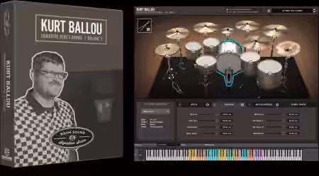 Room Sound Kurt Ballou Signature Series Drums Vol.2 [KONTAKT] - Sample Pack Artwork