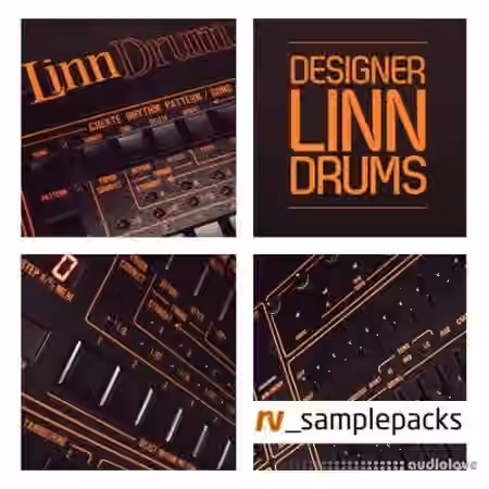 RV Samplepacks Designer Linn Drums [MULTiFORMAT] - Sample Pack Artwork