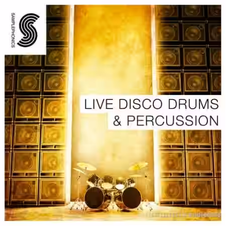 Samplephonics Live Disco Drums and Percussion [WAV] - Sample Pack Artwork
