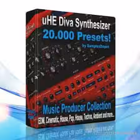 Samples Depot 20.000 u-he DIVA Presets Bundle [Synth Presets] - Sample Pack Artwork