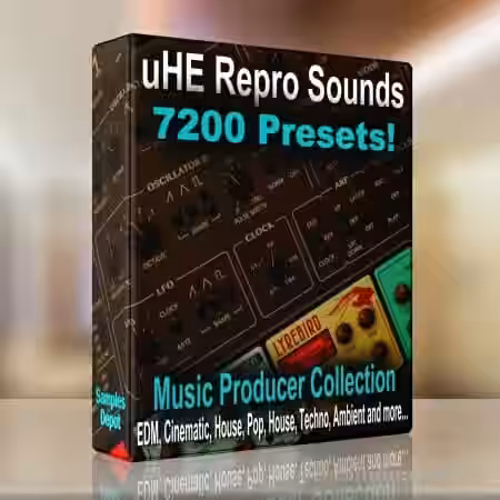 Samples Depot u-he Repro 7200 Presets Super Bundle [Synth Presets] - Sample Pack Artwork