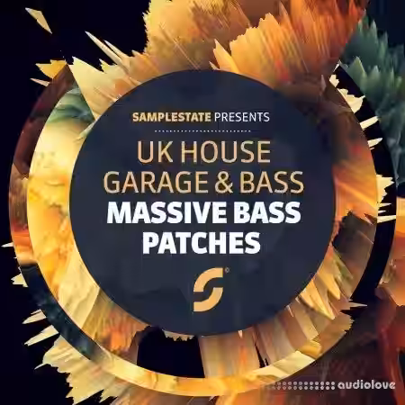 Samplestate UK House Garage and Bass Massive Bass Patches [Synth Presets] - Sample Pack Artwork