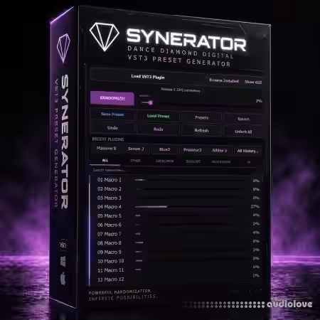 Scott Brio Synerator Synth Randomizer for Producers v1.1.0 [WiN, MacOSX] - Sample Pack Artwork