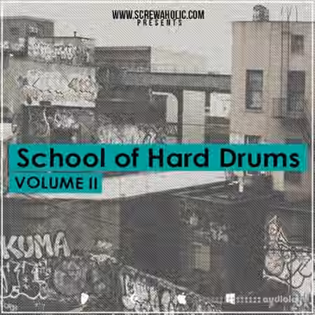 Screwaholic School Of Hard Drums Vol.2 [WAV] - Sample Pack Artwork