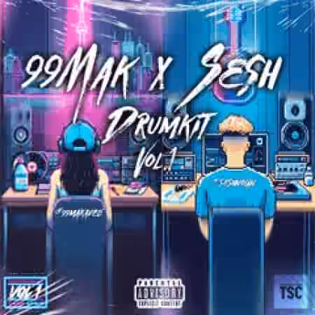 Seshnolan x 99Makaveli 99Mak x Sesh Drumkit Vol.1 [WAV] - Sample Pack Artwork